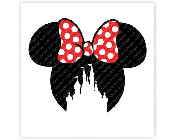 Free Free 128 Disney Castle With Minnie Head Svg SVG PNG EPS DXF File