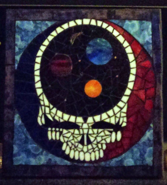 Items Similar To Grateful Dead Stained Glass Mosaic On Etsy