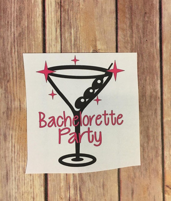Bachelorette Party Iron On Transfer