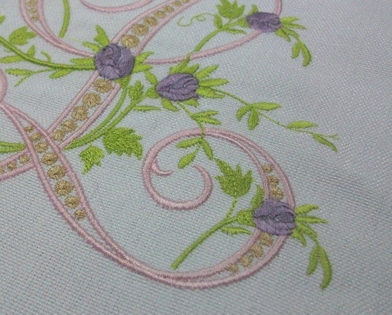N monogram Machine Embroidery design letter N from beautiful alphabet ...