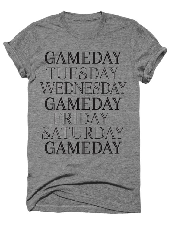 Football Gameday Super Bowl tshirt. Funny Football shirt.