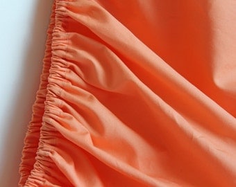 Modern baby bedding, Baby bassinet sheet, Fitted bassinet sheet, Baby bedding, Orange Baby bedding, Nursery decor, Newborn gift.