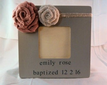 Girl Baptism gift for girl baptism decorations picture frame, baptism personalized baptism gift from godparents
