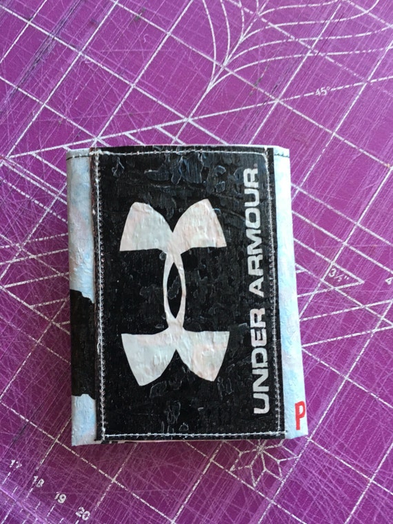 Upcycled Under Armour Boy Scout tri fold wallet