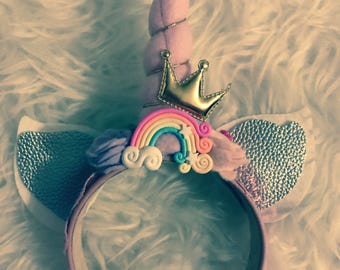 Unicorn Tiara, Unicorn Crown, Girls Unicorn Birthday, Girls dress up, Unicorn horn crown, Unicorn Party, Unicorn Horn, Cake Smash Prop.
