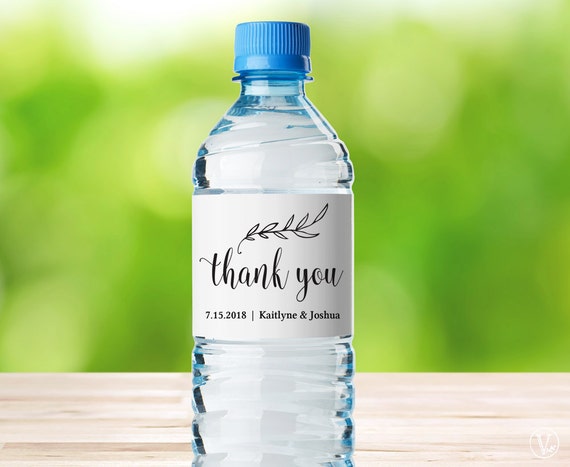 Water Bottle Labels Printable Water Bottle Label Template