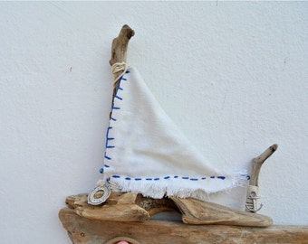 Large Driftwood Sailboat, Driftwood Art, Nautical Decor, Wooden Boat, Home Decor, Coastal Decor, Sailing Ship, Beach Decoration