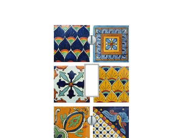 light switch plate cover mexican art pattern