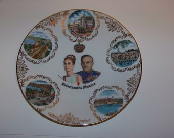 Monaco Monte Carlo Porcelain Collector Plate