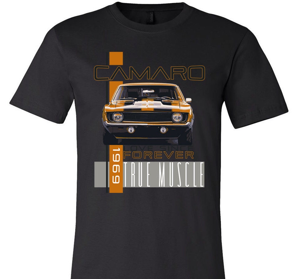 Camaro shirts camaro 1969 tshirt muscle car tshirts men car