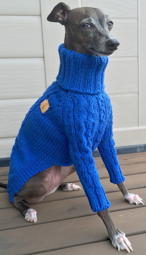 Italian Greyhound apparelhandmade knitwearblueberry