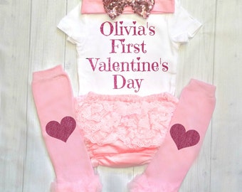 Valentine Outfit Girl Valentines Day Outfit Valentine's Day Shirt Toddler Valentine's Shirt for Girls Valentines Dress Baby Girl Valentine's