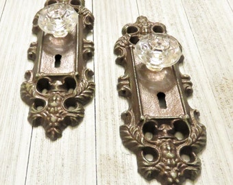 One Curtain Tie Back, Curtain Tieback, Door Plate, Door Knob Decor, Door Knob , Antique Door Handle, Door Handles, Shabby Chic Door Knob