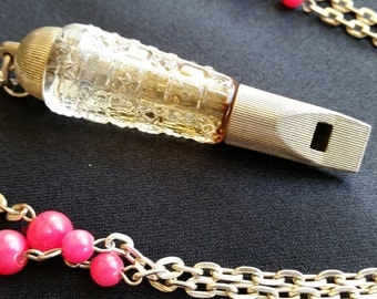 Faberge Music Perfume Whistle on Necklace