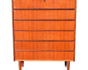 Danish Mid-Century Modern Teak Dresser