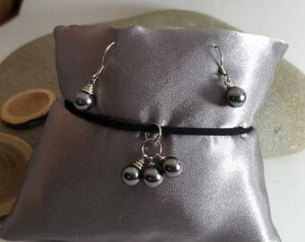 Together (choker) swarovski crystal beads