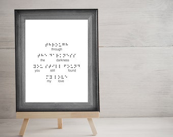 Braille art | Etsy