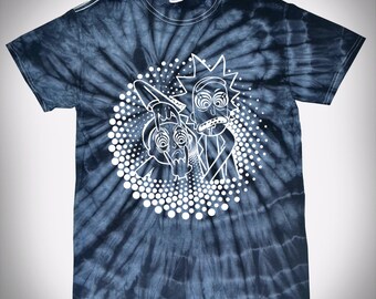Rick and Morty Bass Acid Tie Dye T-Shirt