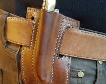 Leather Pancake Sheath for a Laguiole Knife, Leather Sheath, Leather Holster, Custom Leather, Knife Sheath, Bushcraft, Survival, Laguiole