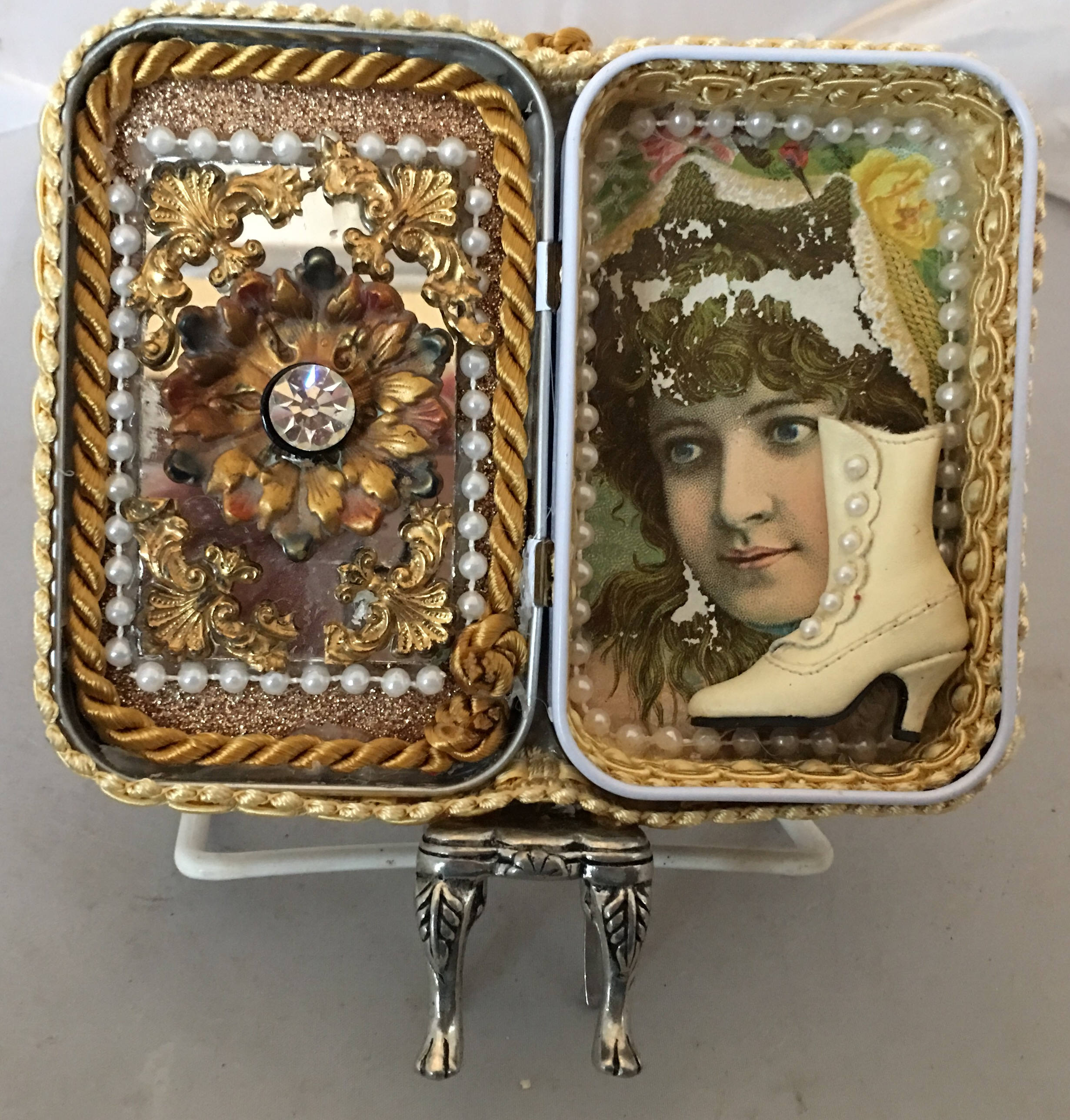 Altoid tin sculpture assemblage