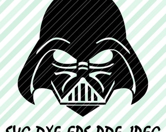Star Wars SVG DXF Pdf File Darth Vader Disney Design Vector Format Cricut Design Space Cameo Silhouette Studio Vinyl Cut Skywalker Art