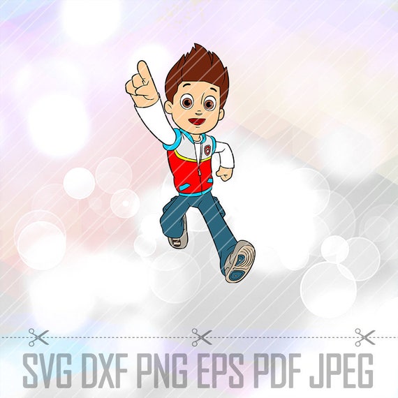 Download Paw Patrol Ryder SVG DXF Vector LAYERED Cut Files Cricut