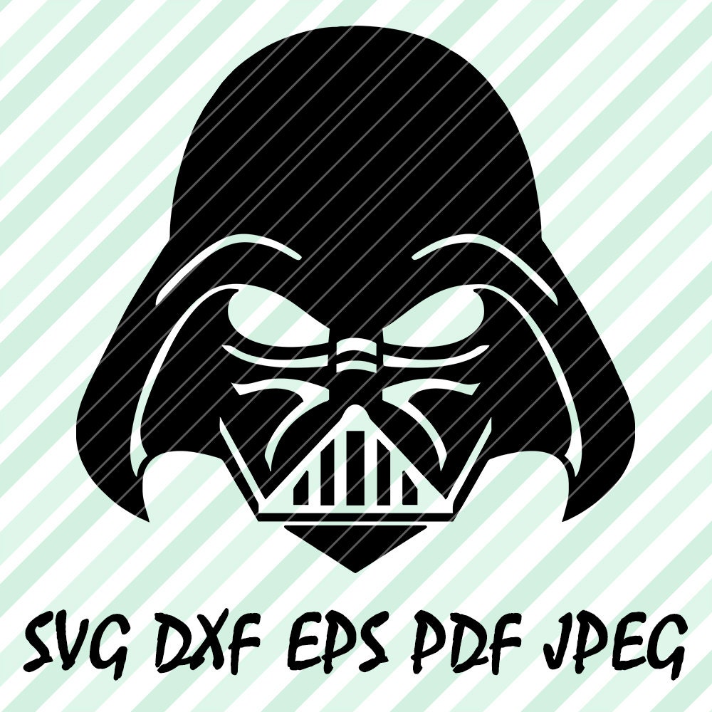 Download Star Wars SVG DXF Pdf File Darth Vader Disney Design Vector