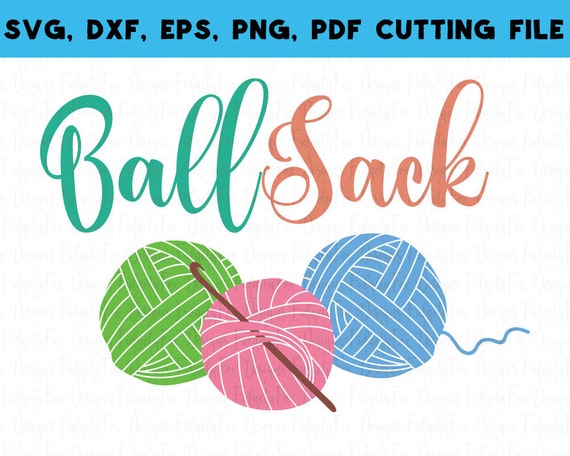 Download Funny Crochet life Knitting Yarn ball SVG DXF EPS Pdf Png