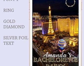 BACHELORETTE SNAPCHAT GEOFILTER, Custom Diamond Bachelorette Filter, Snapchat Geofilters, Bachelorette Snapchat Filter, Bridal Shower Filter