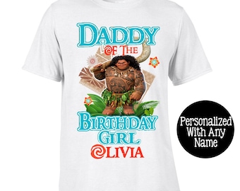 Moana Dad Shirt - Moana Birthday Shirt