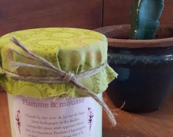 Soy Candle / soy candles / aromatherapy / Ylang Ylang and lemon / handmade