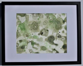 Forest Greens - Modern Watercolor Painting