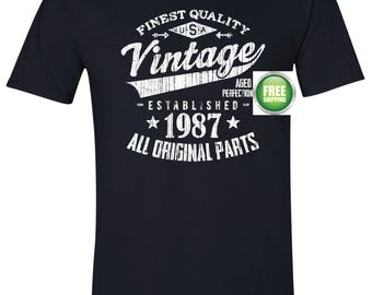 30th Birthday For Him, 30th Birthday Present Women, 30th Birthday Gift For Him, 30th Birthday Idea 1987 Birthday, 30th Birthday Shirt