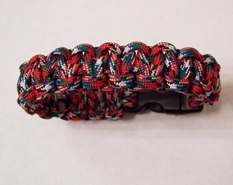 Afghan Veteran paracord survival bracelet