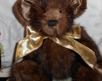 real mink teddy bears