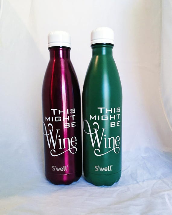 This might be Wine S'well Bottles - Girlfriends, Bridesmaids, Friends, Sorority, Wine Swell Bottle, Custom Swell Bottle