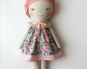 Frida Kahlo handmade doll. Rag doll to decorate and collect.