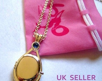 H2o Just Add Water Locket Pendant. With chain and pouch. Non opening.