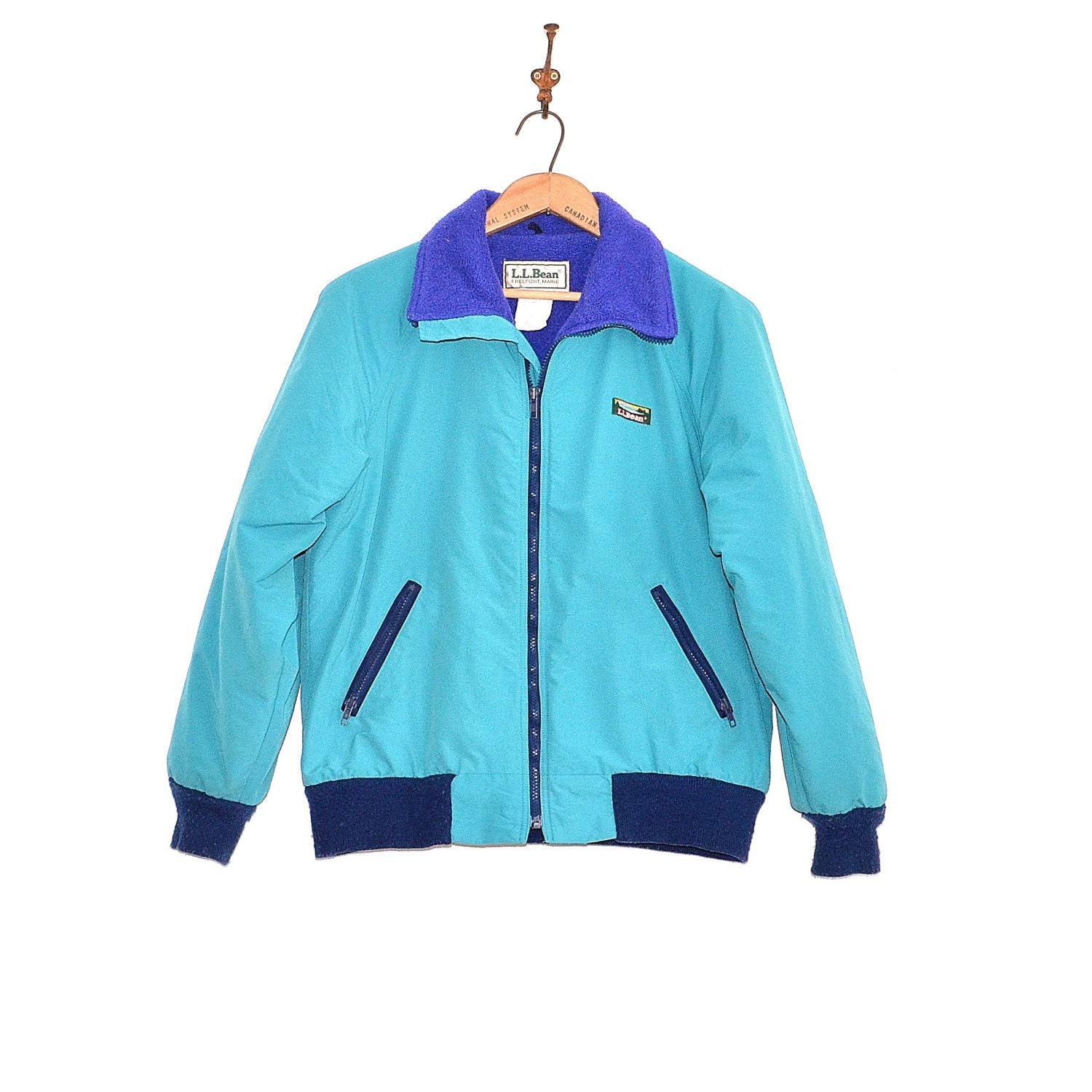 LL Bean Jacket LL Bean Warm Up Jacket Nylon Shell LL