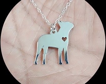 Boston Terrier Necklace - Engraving Pendant - Sterling Silver Jewelry - Gold Jewelry - RoseGold Jewelry -Personalized Pet Jewelry - Dog Gift