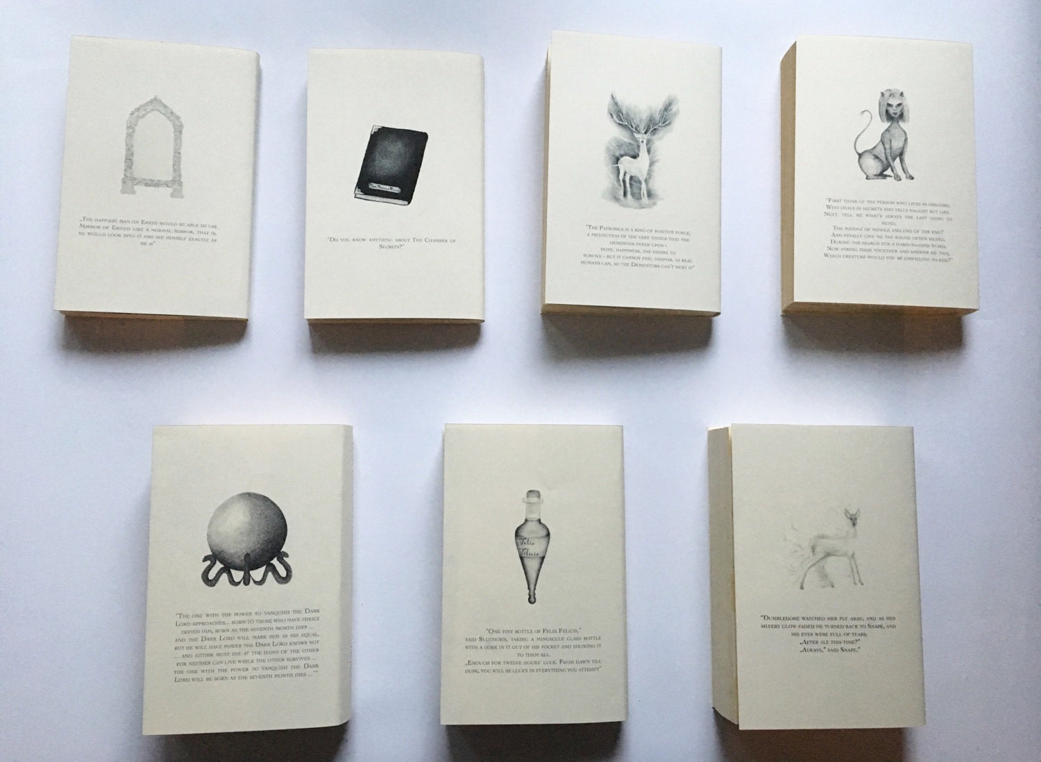 HARRY POTTER Personalised Books Custom Made Dust Jacket Covers