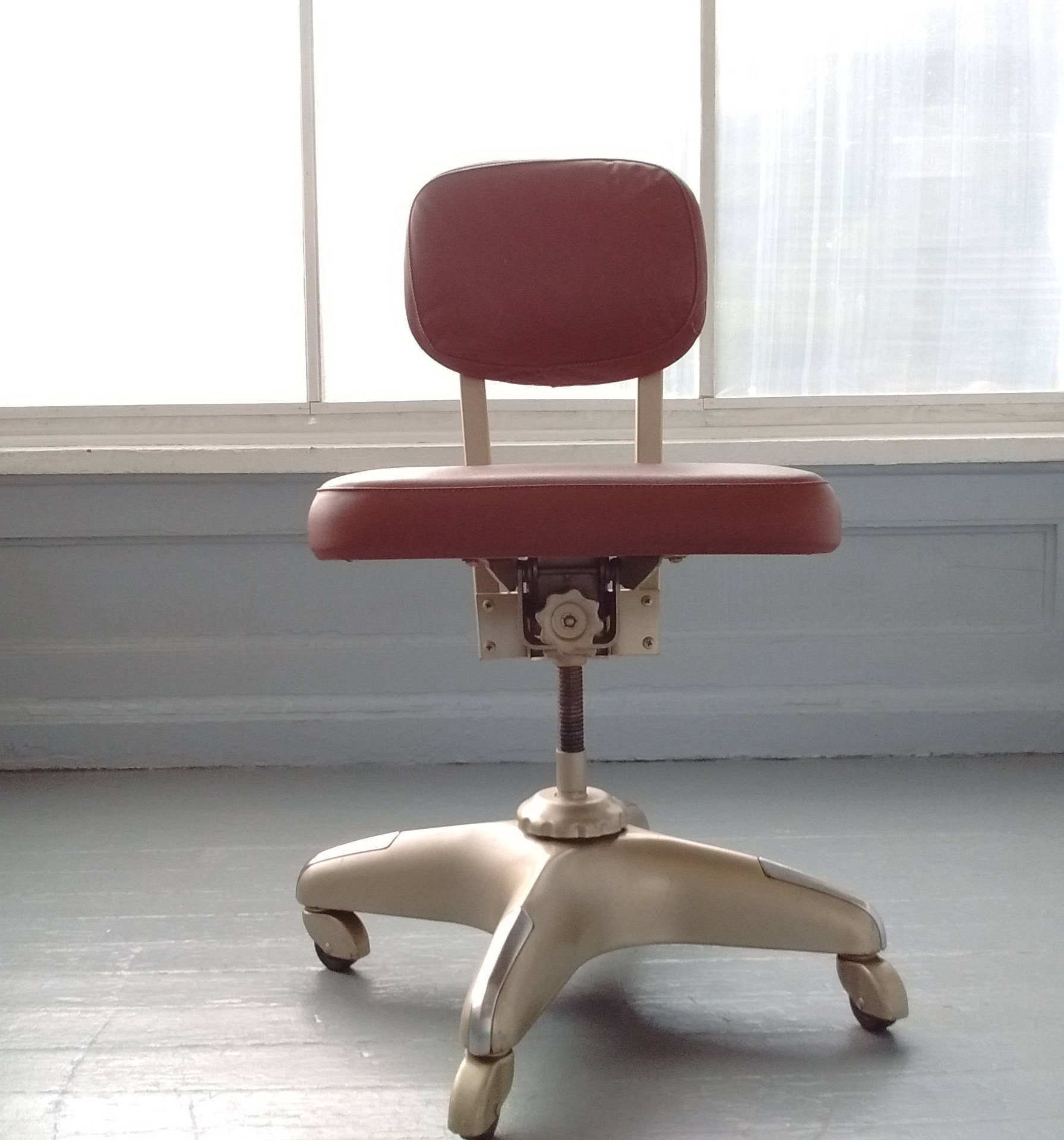 Vintage, Desk Chair, Mid Century, Industrial, Tanker, Office Chair, Rolling Desk Chair, All