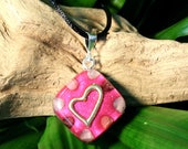 LOVE Orgone Pendant – Rose Quartz, Garnet and Rhodonite – Love, Romance, Heart Chakra Opening, Self-Love - Small