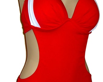 Double Halter Monokini. Cutaway swimsuits. Push up swimwear. Underwire bathing suits. Women's bathing suits. Ladies one pieces. Bath suits.