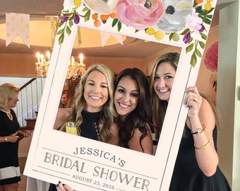 Bridal Shower Photo Prop - Wedding Photo Prop - Sweet Blooms Photo Prop - DIGITAL FILE - Baby Shower Photo Prop - Printed Option Available