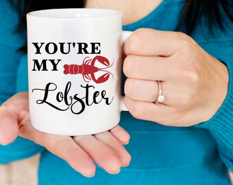you're my lobster mug // Friends tv show // friends mug // friends tv show mug // lobster mug // ill be there for you // anniversary gift