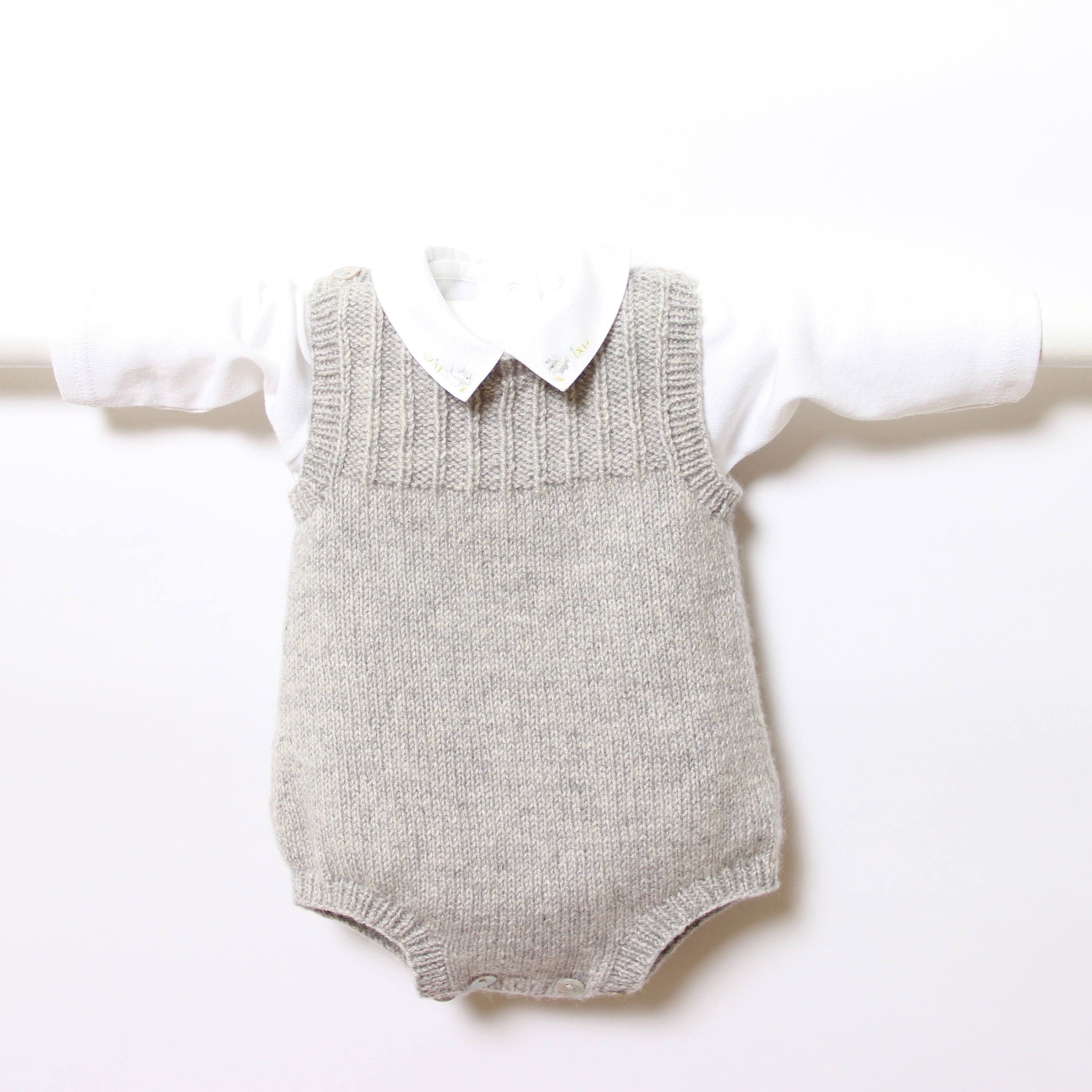 41 / Baby Romper / Knitting Pattern Instructions in ...
