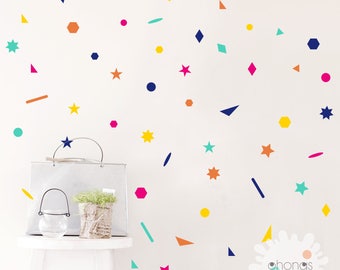 Confetti Wall Decal / Party wall Decal / Multi colors Decal / Kids Room Decal / Pattern Wall Decal / Confetti Stickers / Home Decor / gift