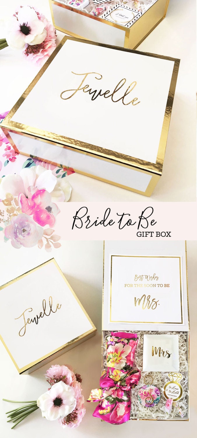 Engagement Gift Box for Her Soon to be Mrs Gift Box Gift for