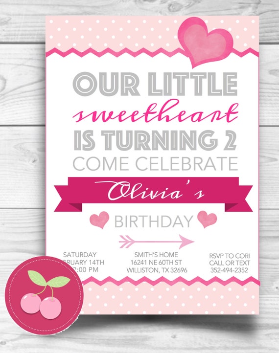 February Birthday Invitations 3